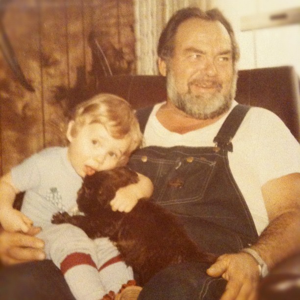 Chillin' with my Grandpa. #ThrowBackThursday