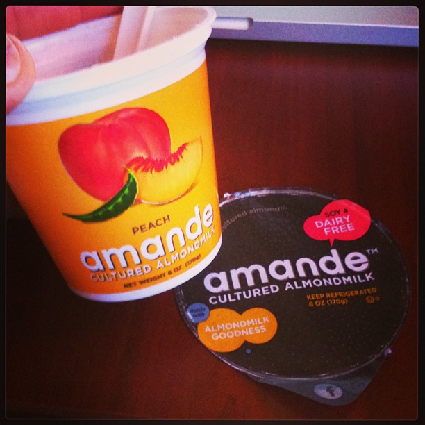 Holy deliciousness Batman! This #amande almond milk yogurt is UH-mazing!